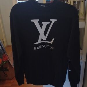 Louis Vuitton Black Crewneck Sweater